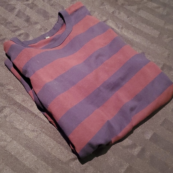 UNIQLO STRIPED LONG SLEEVE SHIRT SIZE L - Picture 5 of 5